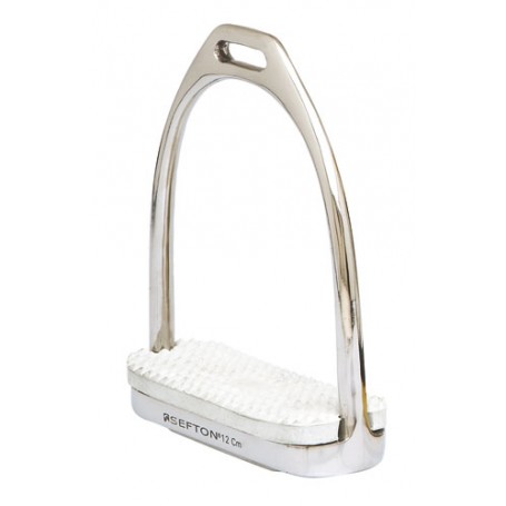 Sefton Compact Stainless Steel English Stirrup With Heel (Pair)