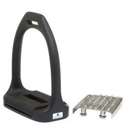 Equiwing Compact Fiber Stirrup with Pad (Pair)