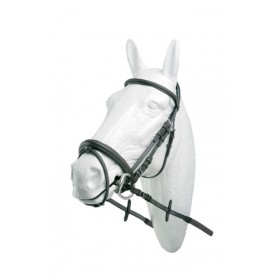 Bridle Lexhis Muserola Two Piece Bridle with Flat Reins