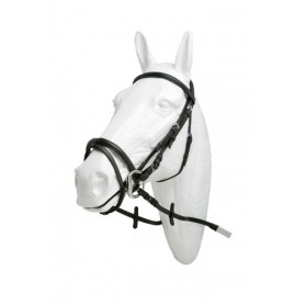 English Bridle Hh Ximena Bridle with Rubber Bridle Reins
