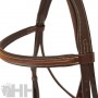 Bridle Pessoa Legacy Mexican Muserola with Rubber Reins