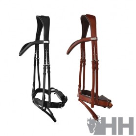 Bridle Lexhis Green Casia With Rubber Reins