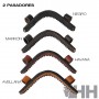 Hh Lathe/Serrifle Noseband With Leather Pins