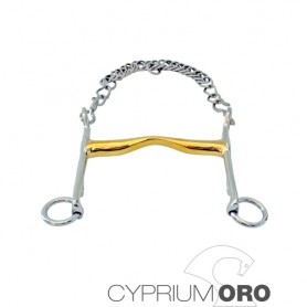 Bocado Sefton Cyprium Oro Doma Embocadura Grosor 16 Mm
