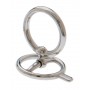 Reins Hitch Two Rings Stainless Steel