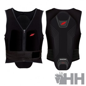 Protector Espalda Zandonà Soft Active Vest Pro Niño :Negro/Vectors :Altura Niño X6 (105/120)