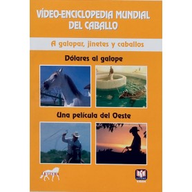 DVD Vero-World Horse Opportment. To gallop, riders and horses. Gallop-a pel