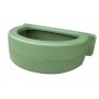 Equip'Horse Feeder Round Wall With Plastic Drainage Green