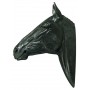 Plastic Horse Head Black