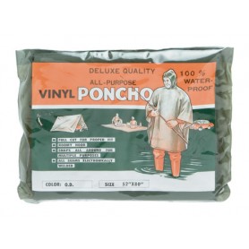 Green PVC Poncho