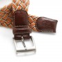 Lexhis Wide Cotton Braided Belt