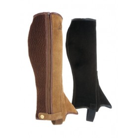 Gaiter With Suede Bellow Leather / Zip (Pair)