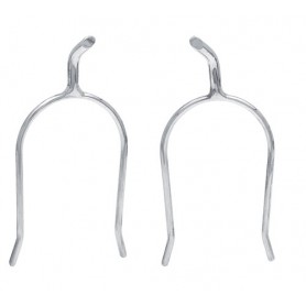 Spurs Sefton Stainless Steel Straight Spurs with Spiked Roulette (Pair)
