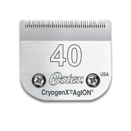 Set Oster Cryogen 919-01 Blade+Peine 40 - Cut 0,25 Mm For Pro3000I, A6 Slim And A5-50