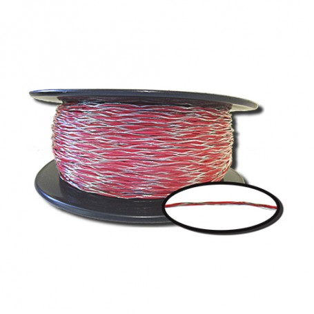 Electric Fence Rope Llampec (Coil 500 M.) 6 Wires Red Conductors