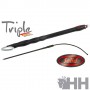 Dressage Whip Fleck Professional 03021 Triple Solid