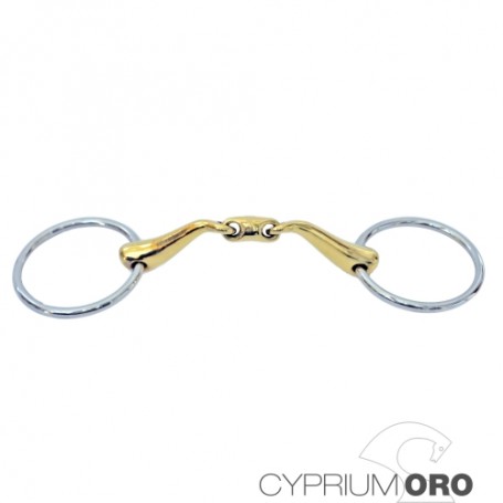 Sefton Cyprium Fillet Gold 45Âº Split Double Split Ring