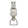 Panic Carabiner With Chrome Plated Flat Pitch Swing Snap Hook