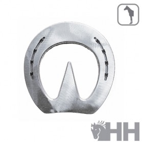 Colleoni Aluminium Horseshoe Cpbbb Closed Heart 3 Pins Front (Pair)