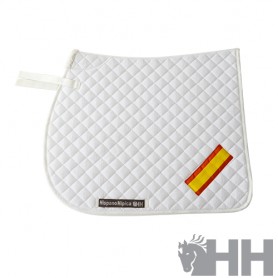 Hh Cotton Padded Saddle Pad With Spanish Flag