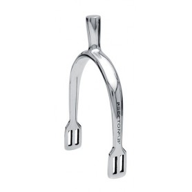English spur Sefton thick stainless man without roulette (pair)