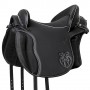 Spanish Style Saddle Ludomar Alta Escuela Deluxe Flexible Leather/Nobuck
